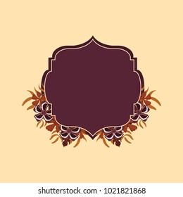 Tropical flowers design
