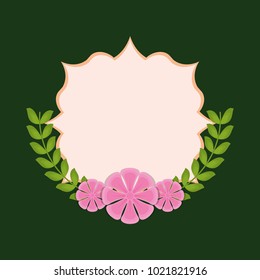 Tropical flowers design