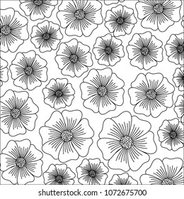 tropical flowers design
