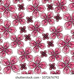 tropical flowers design