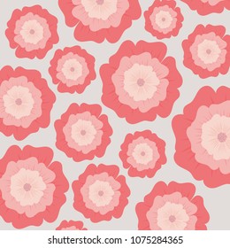 tropical flowers design
