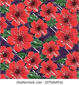 tropical flowers design