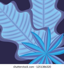 tropical flowers design