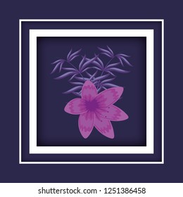 tropical flowers design