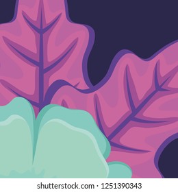 tropical flowers design