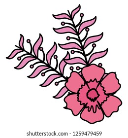 tropical flowers design