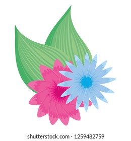 tropical flowers design