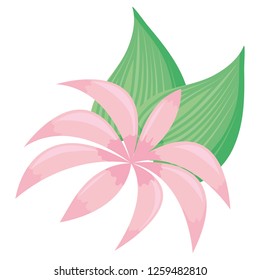 tropical flowers design