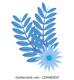 tropical flowers design