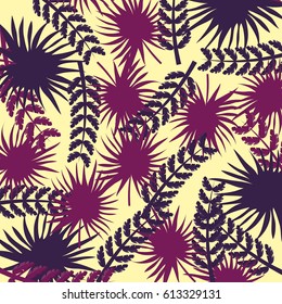 tropical flowers design