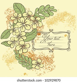 Tropical Flowers Invitation