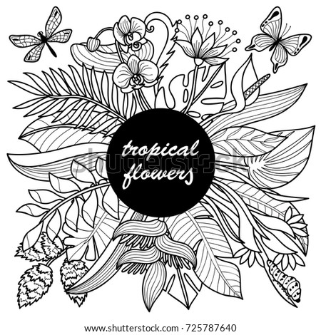 610 Top Tropical Flower Coloring Pages , Free HD Download