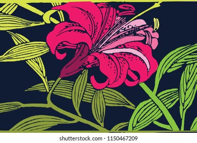 Tropical flowers, palm leaves, jungle leaf, hibiscus. Vector exotic illustrations, floral elements isolated, Foliage. Hawaiian bouquet for greeting card, wedding. flower design vector
