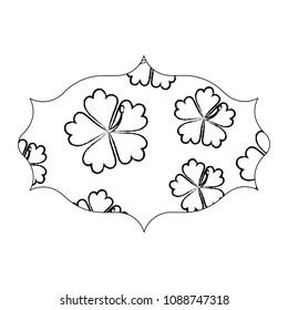 tropical flowers pattern