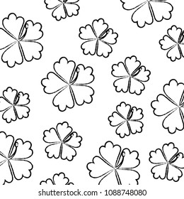 tropical flowers pattern