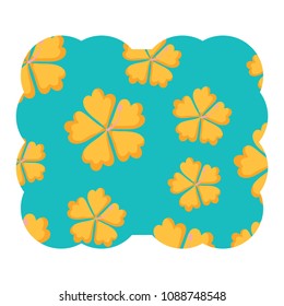 tropical flowers pattern