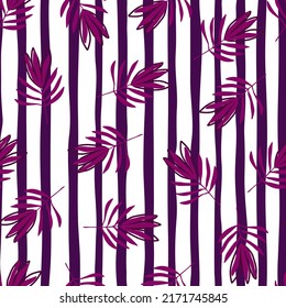 Flores tropicales sin costura. Papel tapizado de hojas de palma tropical. Fondo floral botánico. Fondo vegetal exótico. Diseño para tela, textil, envoltura, cubierta. Ilustración vectorial de la hoja de jungla