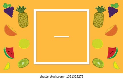 TROPICAL FOOD TEMPLATE