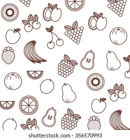 tropical fruit design, vector illustration eps10 graphic 