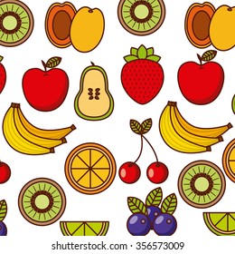 tropical fruit design, vector illustration eps10 graphic 