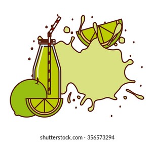 tropical fruit design, vector illustration eps10 graphic 