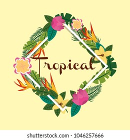 tropical fruit flower