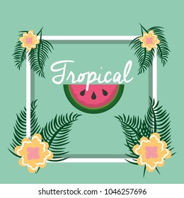 tropical fruit flower