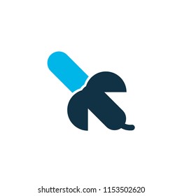Tropical fruit icon colored symbol. Premium quality isolated banana element in trendy style.
