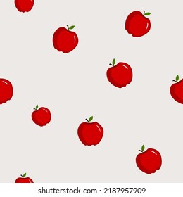 Vector de fondo del patrón de ilustración de frutas tropicales