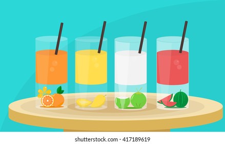 Tropical fruit juice
