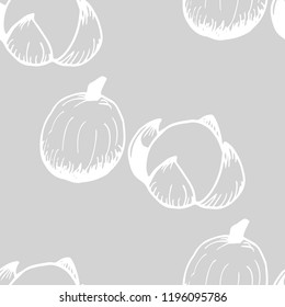 Tropical fruit longan seamless pattern
