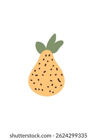 tropical fruit symbol , vector illustration