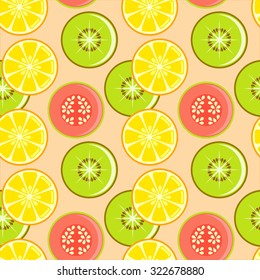 Tropical fruit wallpaper