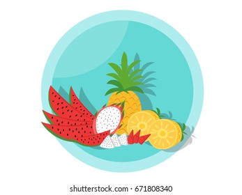tropical fruits 