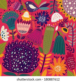 Tropical garden. Spring collection 