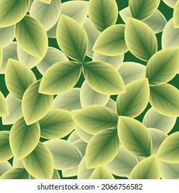 tropical green leaves seamless pattern plant. natural vector background design. Exotic jungle plant illustration pattern with abstract tropical leaves. decorative foliage wallpaper