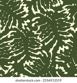 Tropical hawaiian palm tree leaves patter