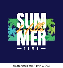Tropical hello summer vector design, retro summer t shirt design. fresh art illustration, beach vacation vibes. summer holiday print design