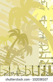 Tropical holidays background
