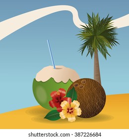 Tropical icon design 