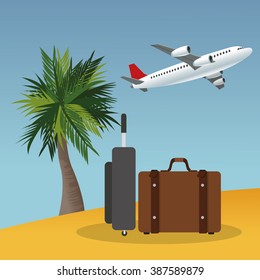 tropical icon design 