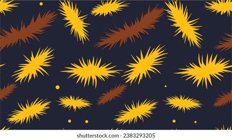 Tropical illustration. Floral seamless pattern. Sparkler vector seamless pattern for print or web design. Bright summer print with exotic plants. Vector background.