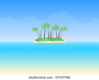 tropical island