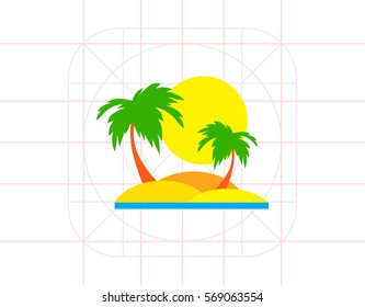 Tropical island