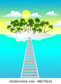 Tropical island
