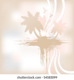 Tropical Island Banner