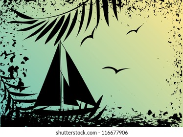 tropical island beach