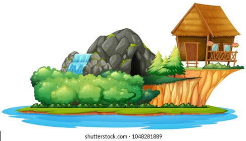 Island Hut Drawing High Res Stock Images Shutterstock