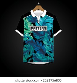 CAMISETA POLO DE DISEÑO DE JERSEY TROPICAL