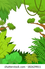 Tropical jungle background